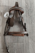 Ogłowie LUX zaprzęgowe pony
